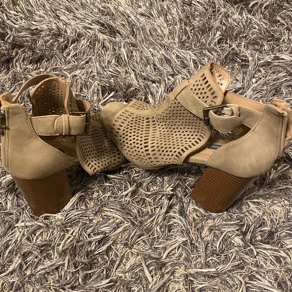 Open Toe Booties